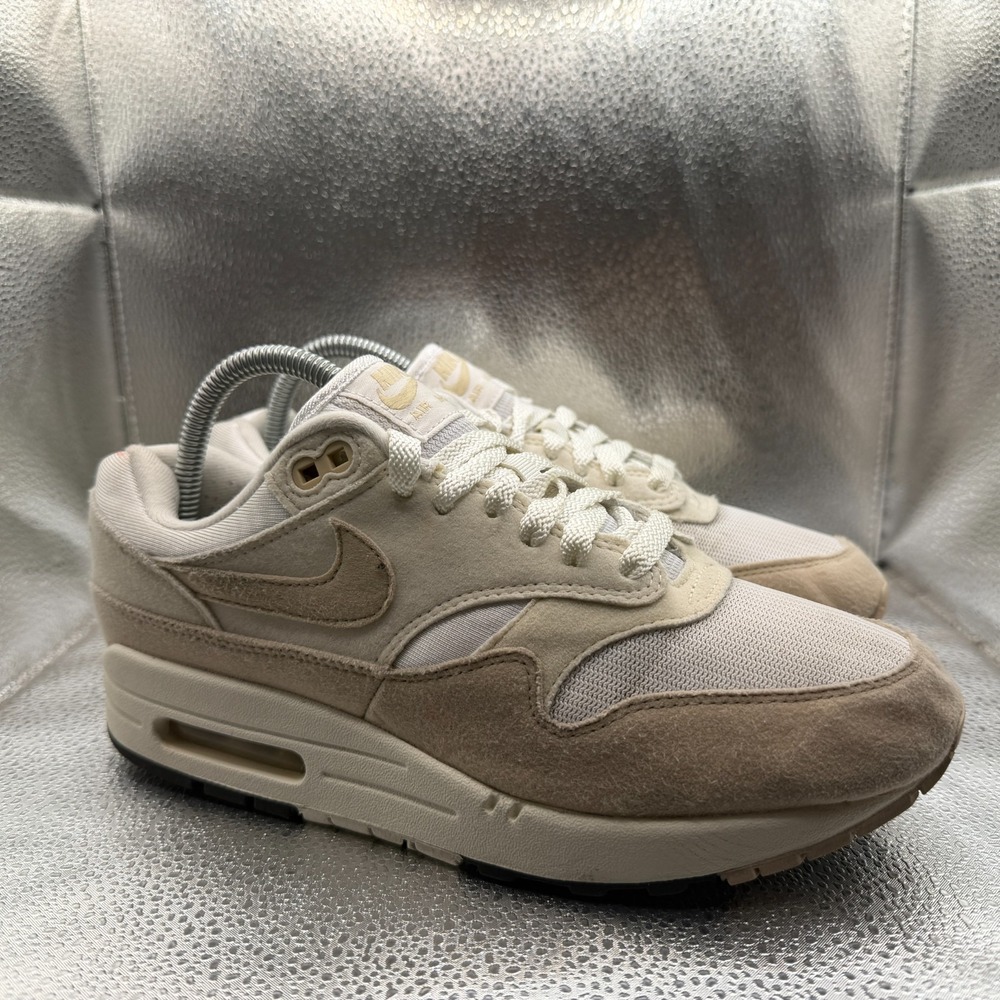 Size 8.5 Nike Air Max 1 Pale Ivory Sanddrift White Sail Womens Shoes DZ2628-101
